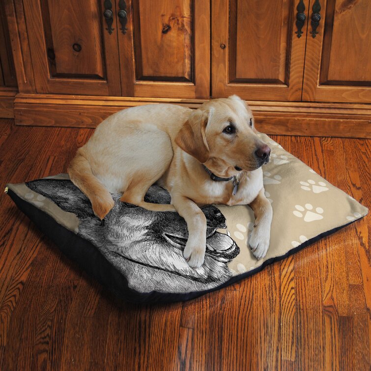 LauralHome German Shepherd Fleece Dog Bed Wayfair